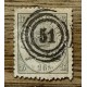 DINAMARCA 1864 Yv 15 ESTAMPILLA USADA RARA 220 EUROS